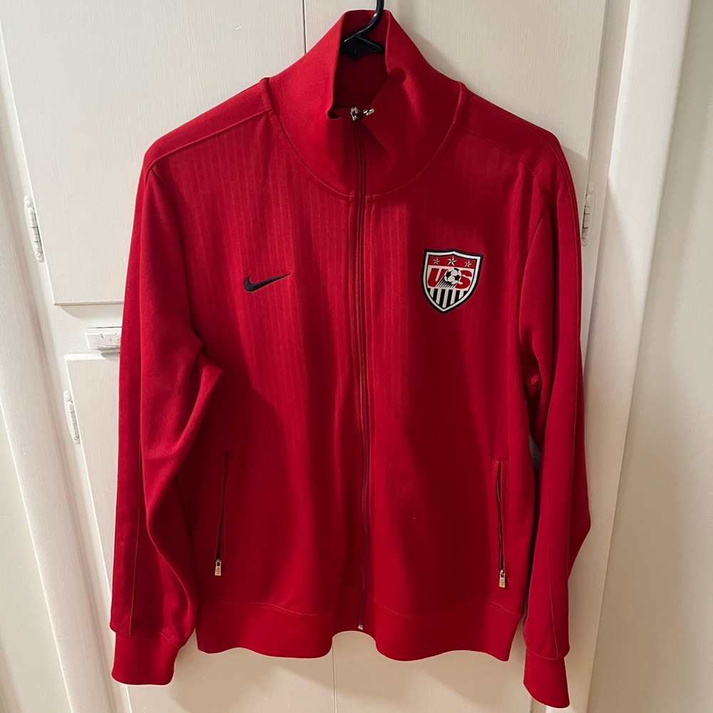Nike US Soccer Zip Up Size Large